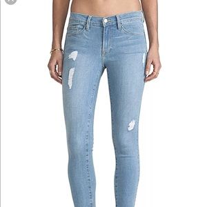 Frame mid-rise skinny jeans in Echo Park size 26
